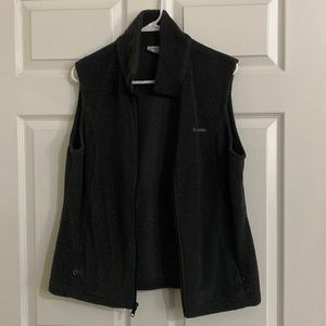 Charcoal grey womens columbia vest